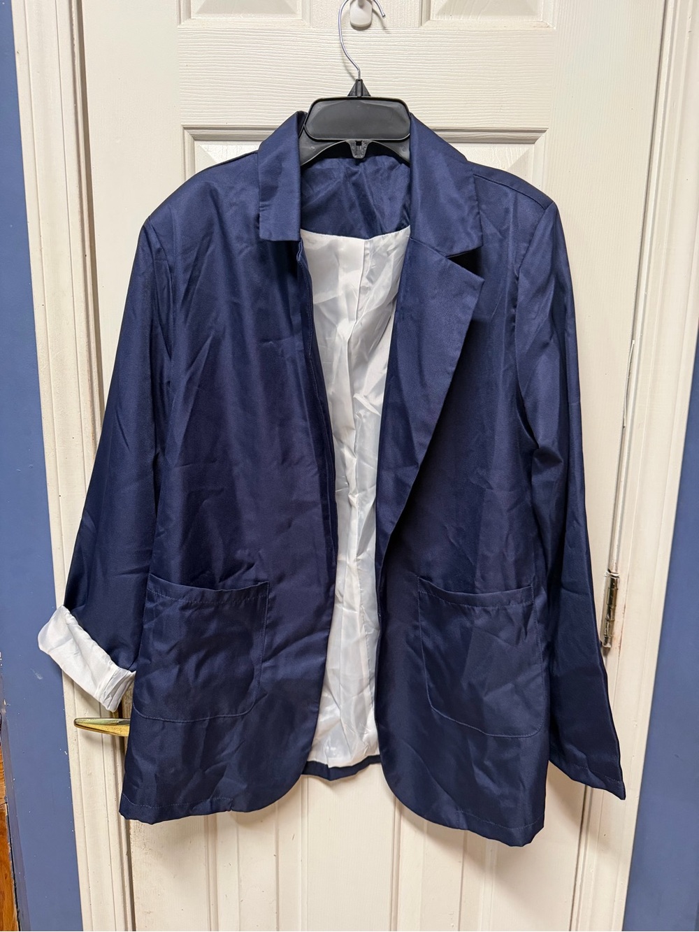 Amazon Navy Blue Women's Lightweight Blazer Jacket XL